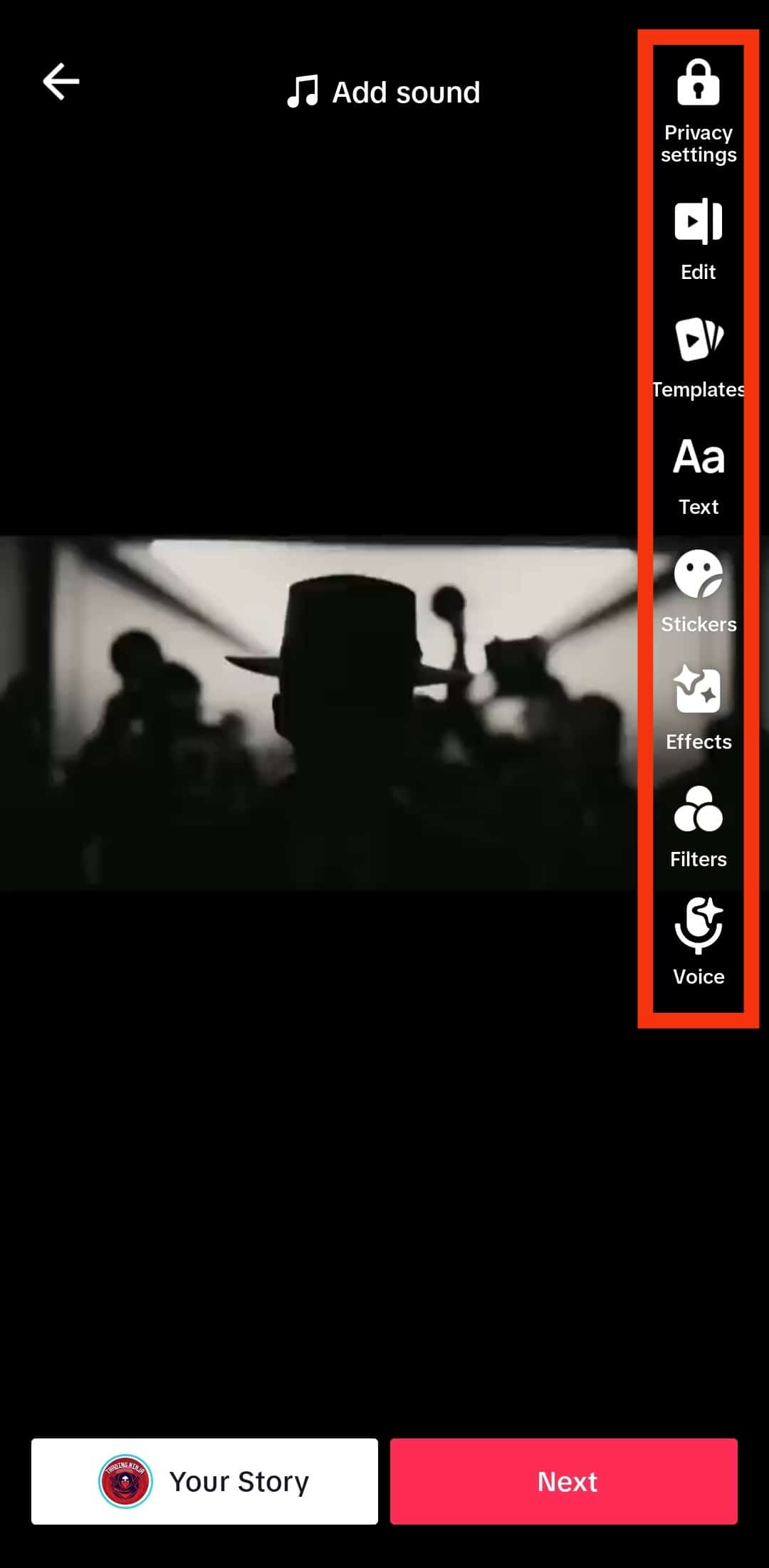 Add Any Edits Or Filters 