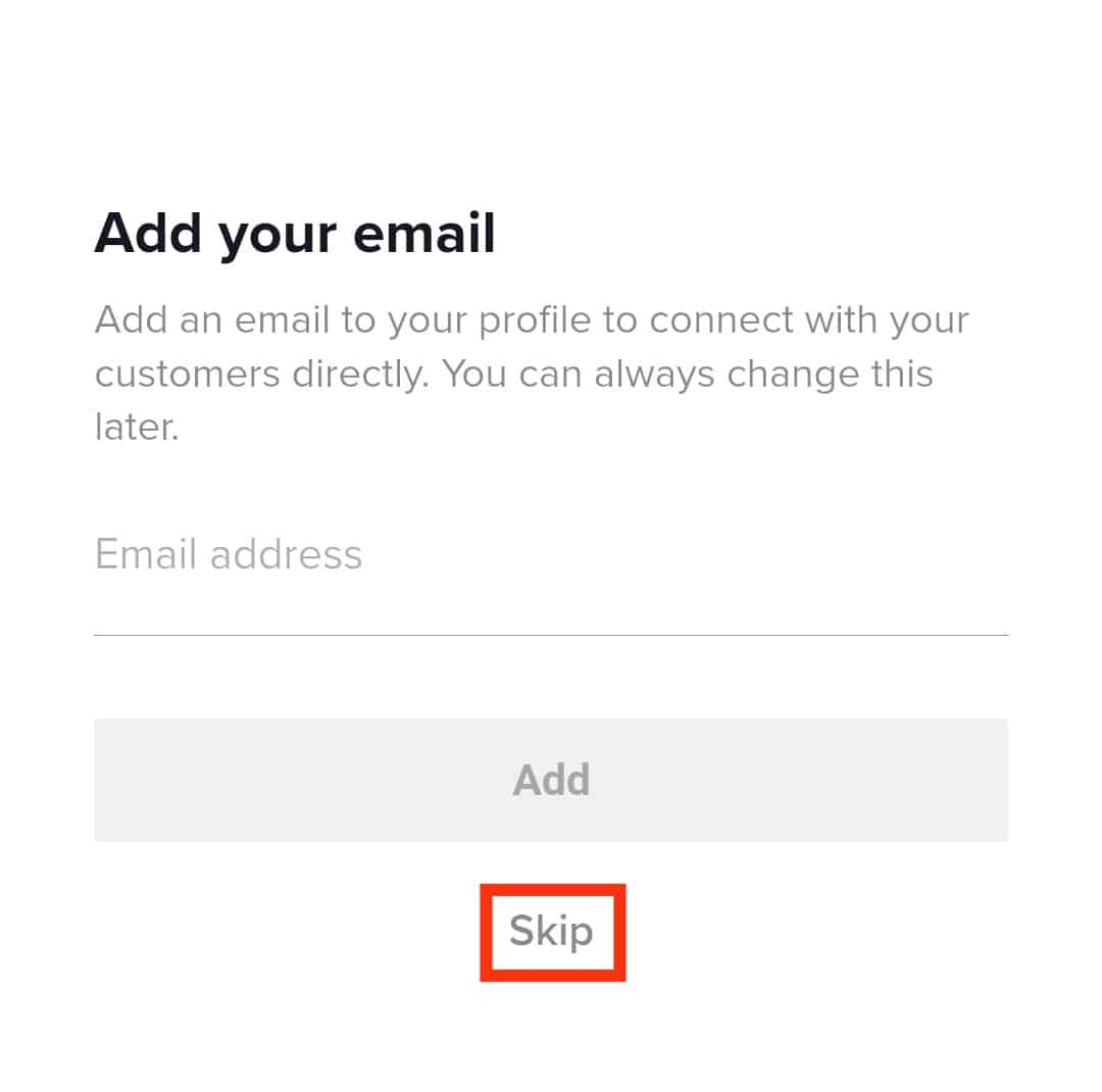 Add Your Email Or Skip