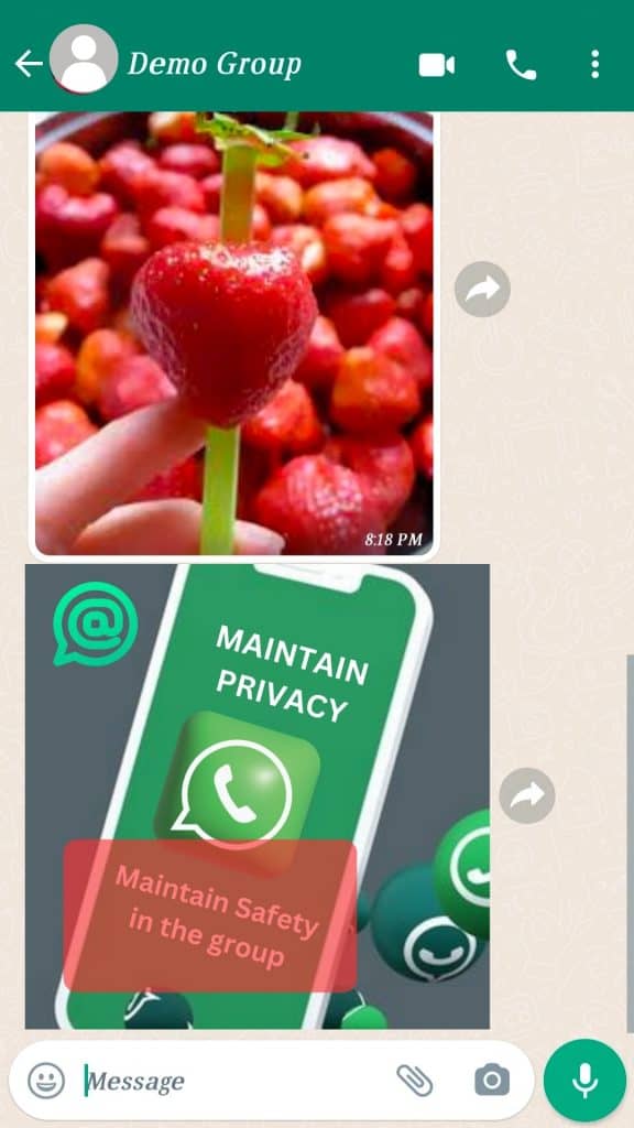 Allow The Group To Be A Safe Space Whatsapp