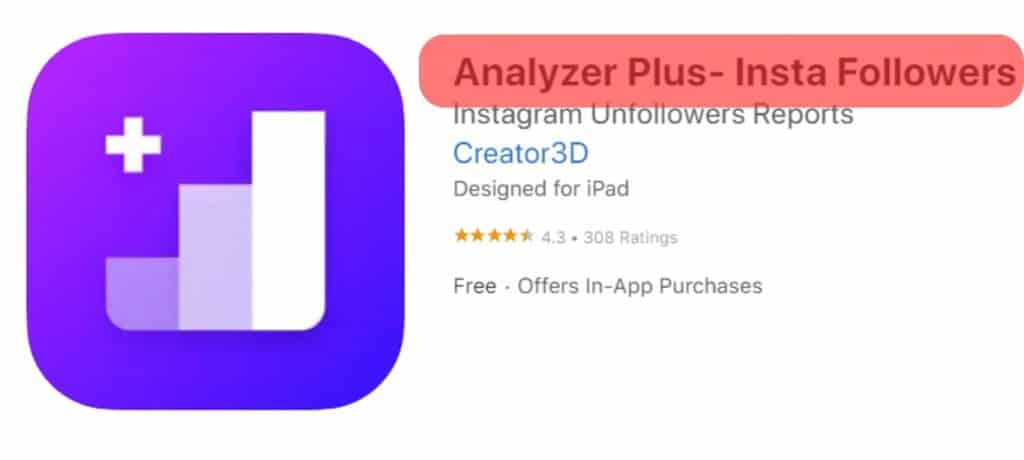 Analyzer Plus - Insta Followers