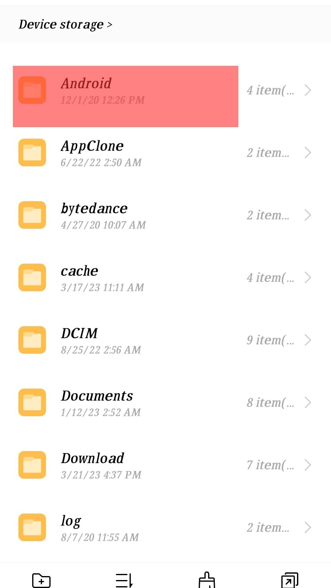 Android Folder