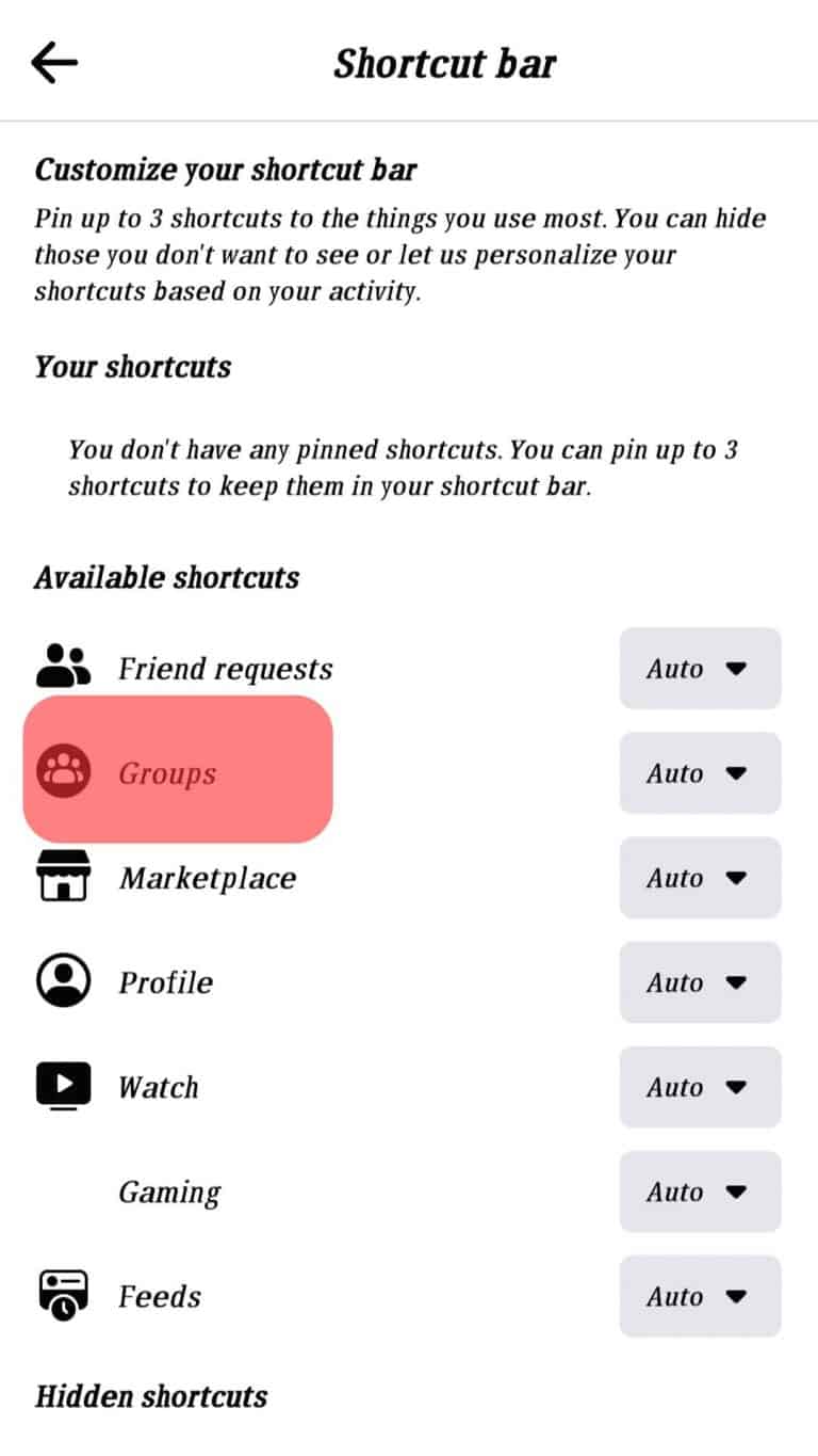 How To Add Group Shortcut in Facebook App ITGeared