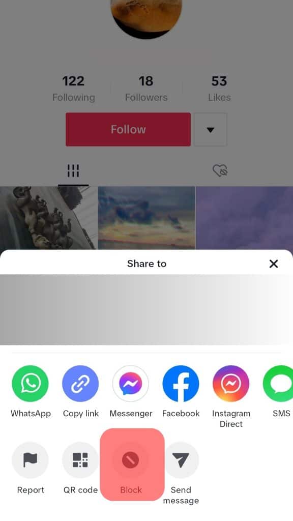 Block The User Tiktok