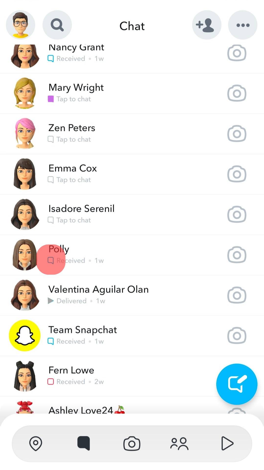 Blue Box Snapchat
