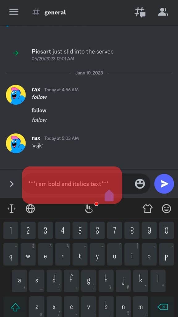 Bold And Italics Text Discord