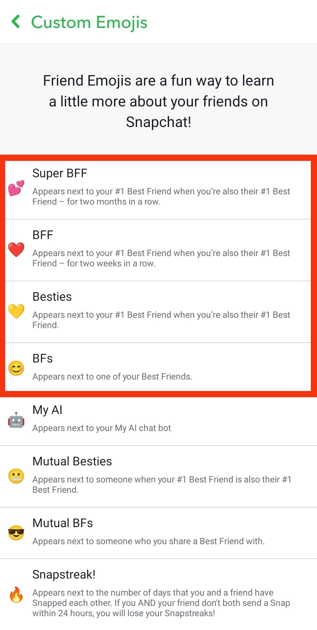 Change The (Super Bff, Bff, Besties, And Bfs) Emojis