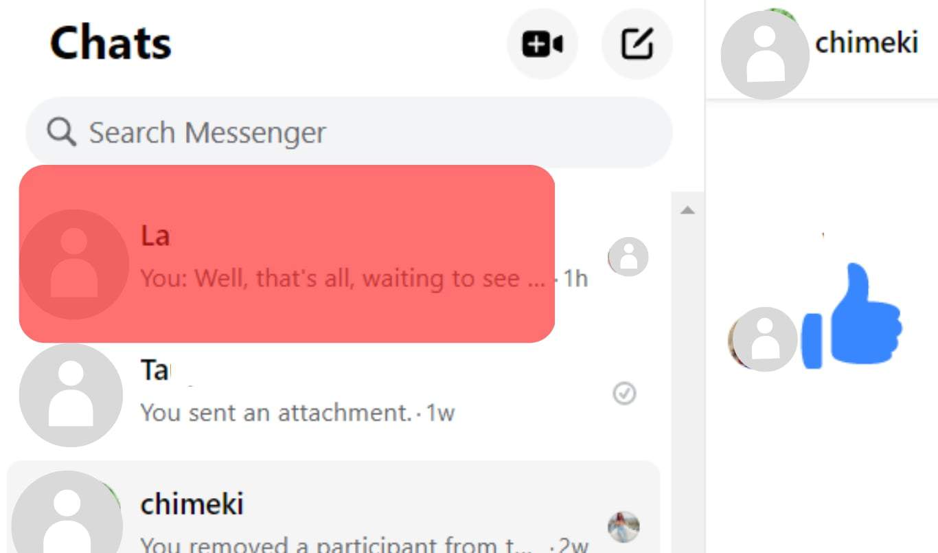 Chats Tab To Open Messages