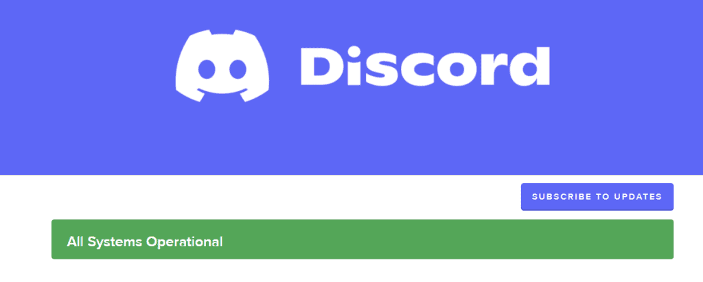 Check Discord Server Status Functionality