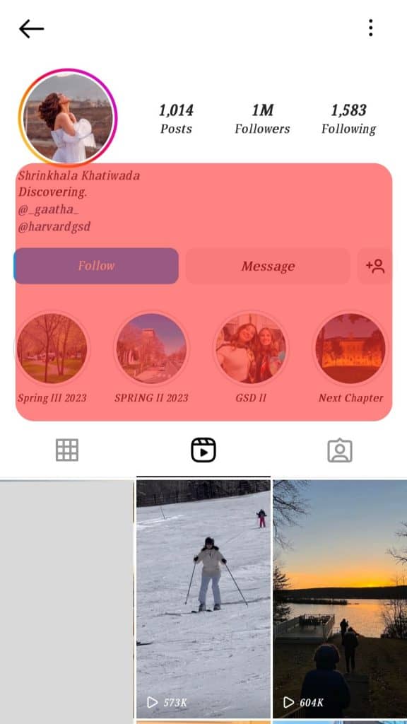 Check Her Instagram Profile