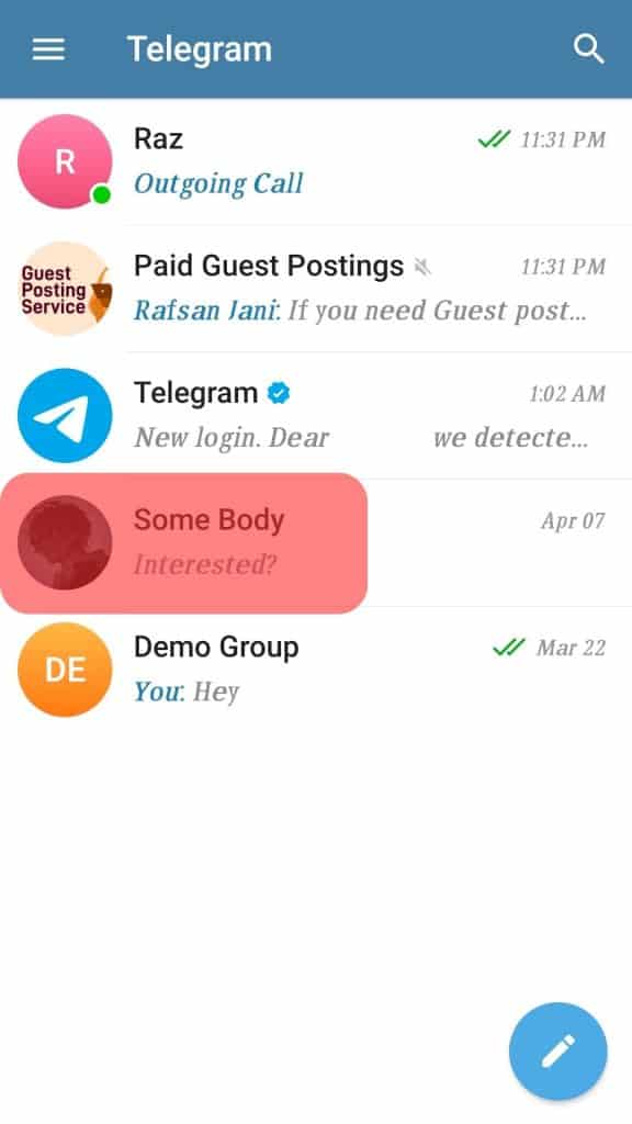 Check Their Telegram Messages