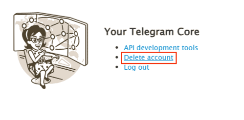 Choose Delete Account