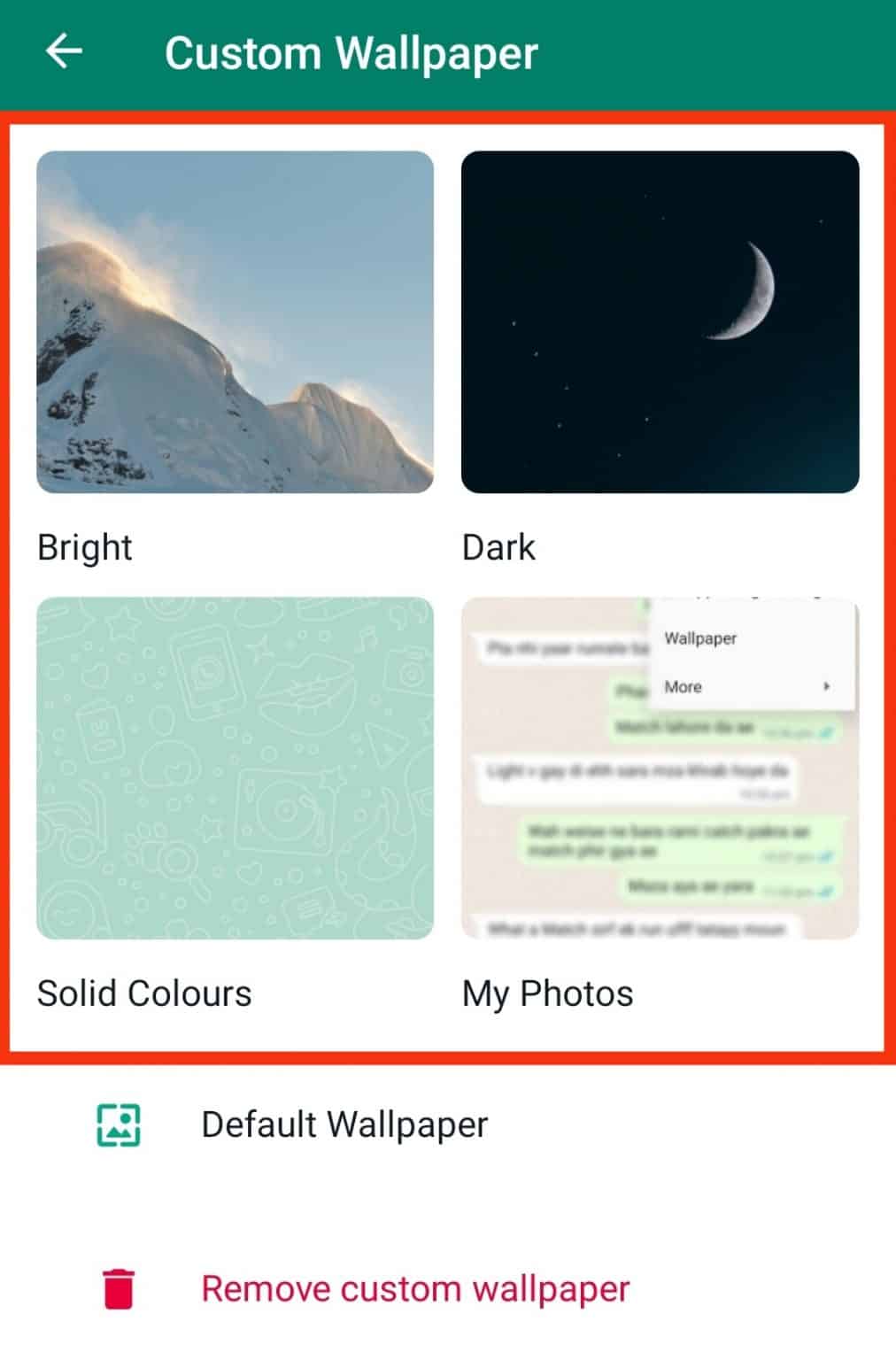 How To Change WhatsApp Chat Color? ITGeared