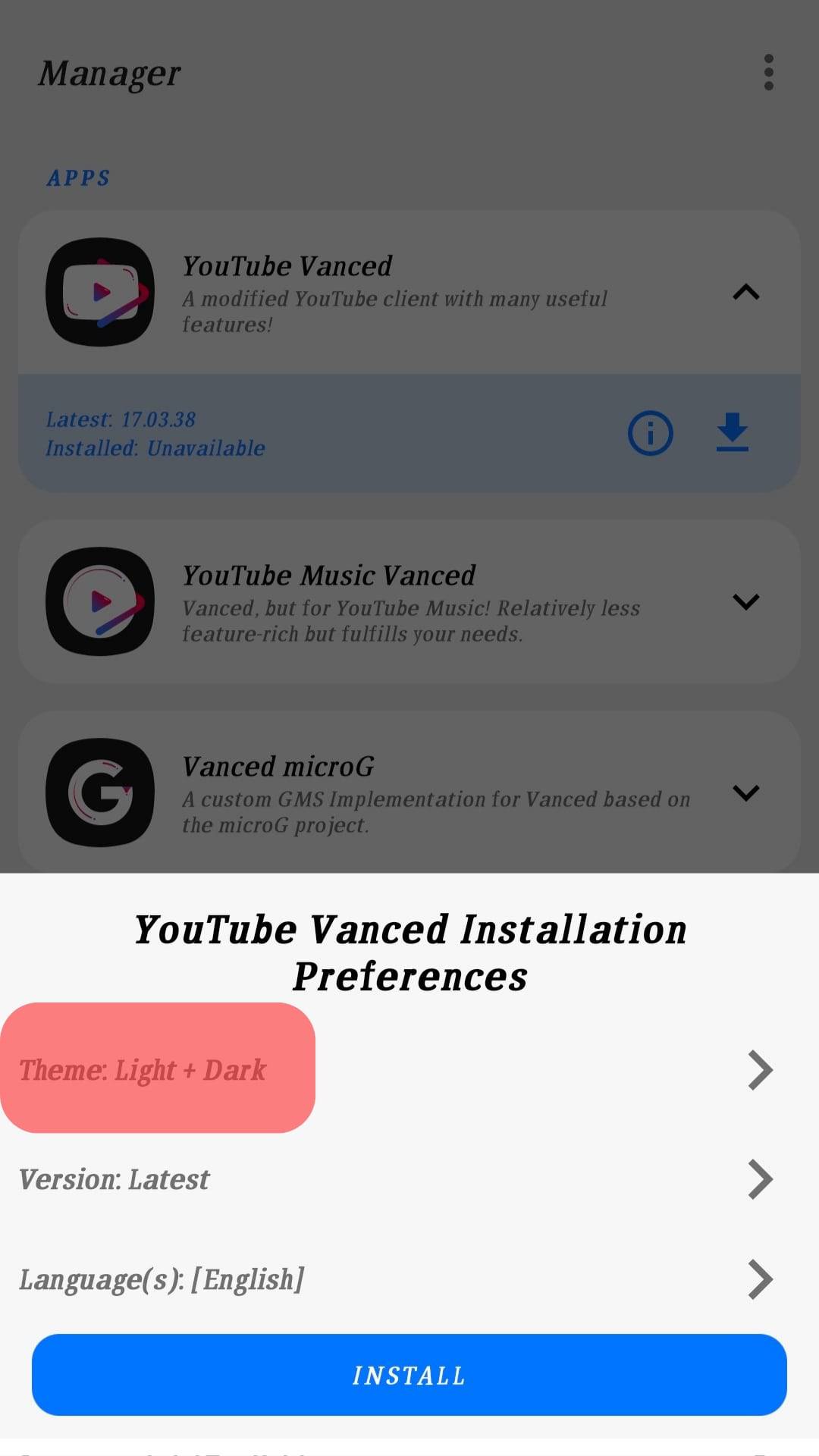 Choose Your Preferred Theme