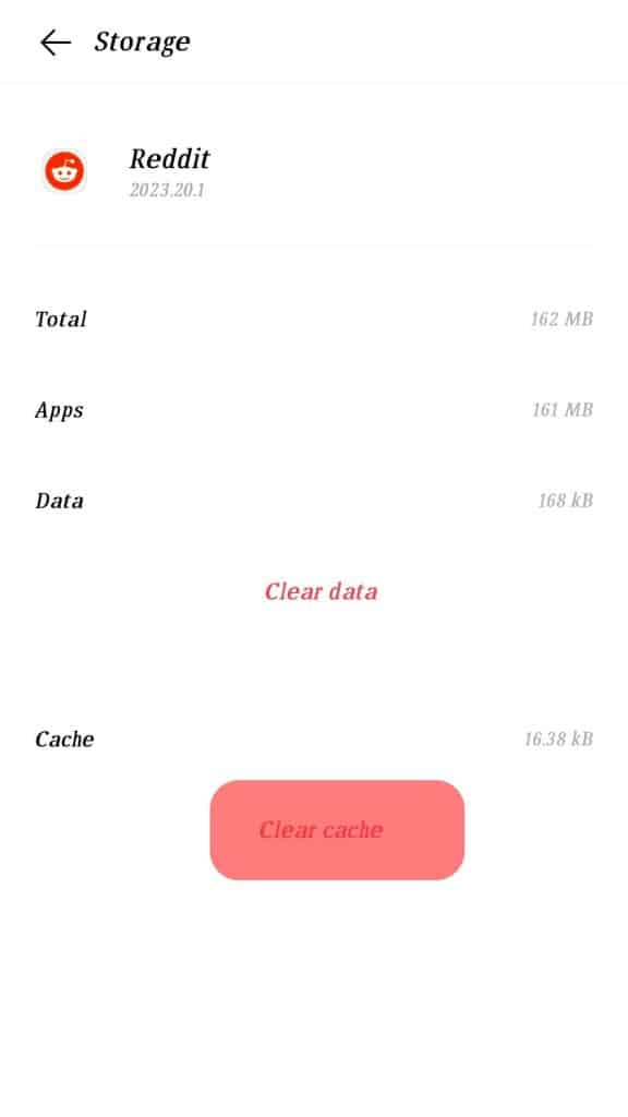 Clear Cache Reddit