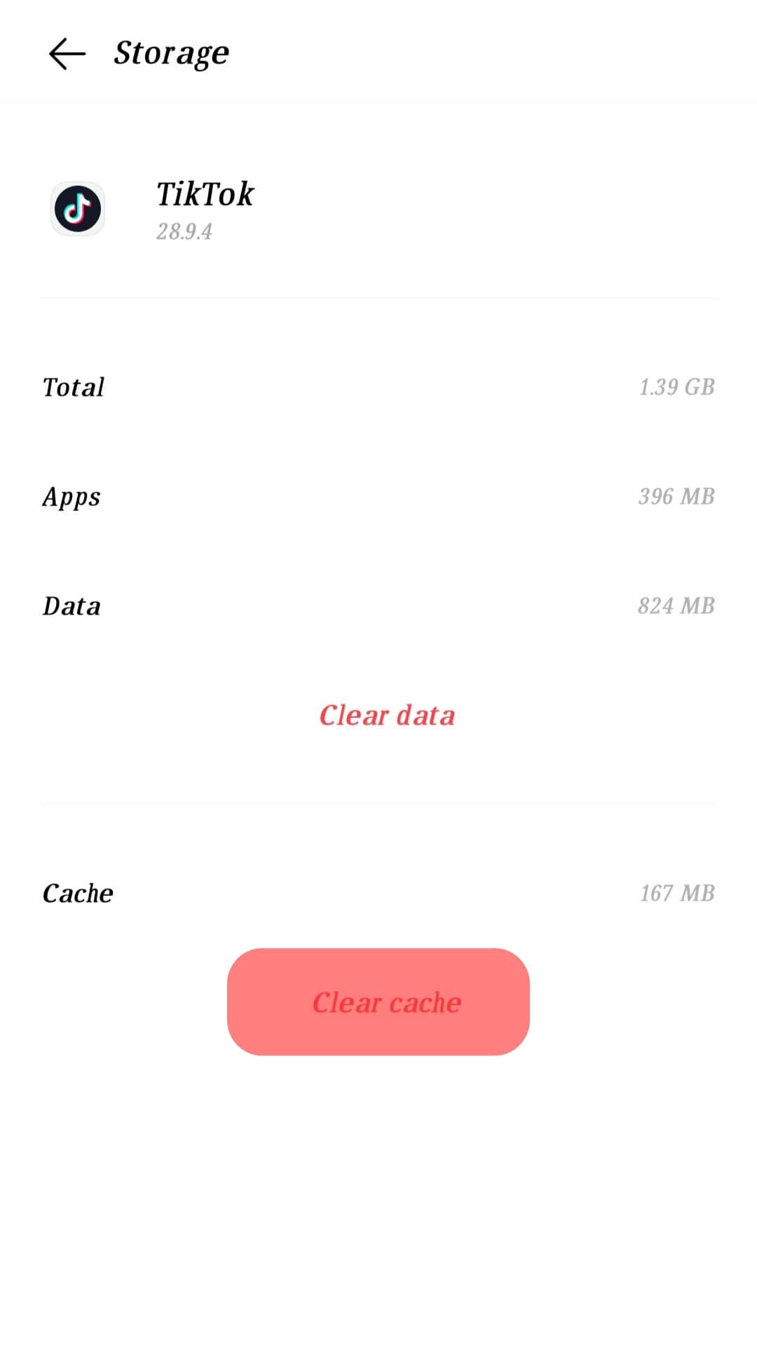 Clear Tiktok Apps Cache