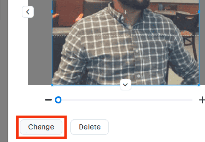 Click Change