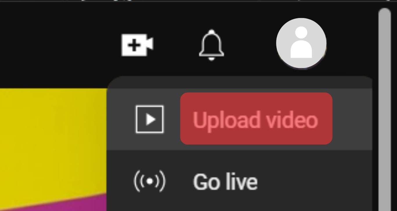 Click Upload Video, And Select The Video