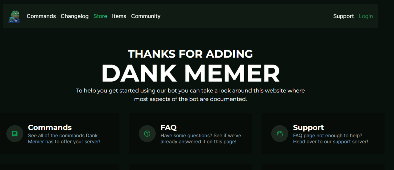 Wait For The Thanks For Adding Dank Memer Confirmation.