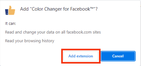 Click On Add Extension