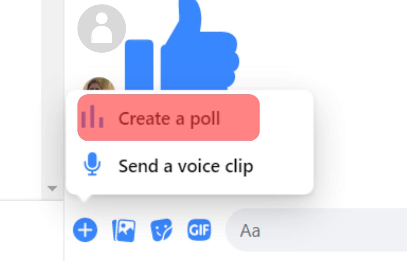 Click On Create A Poll