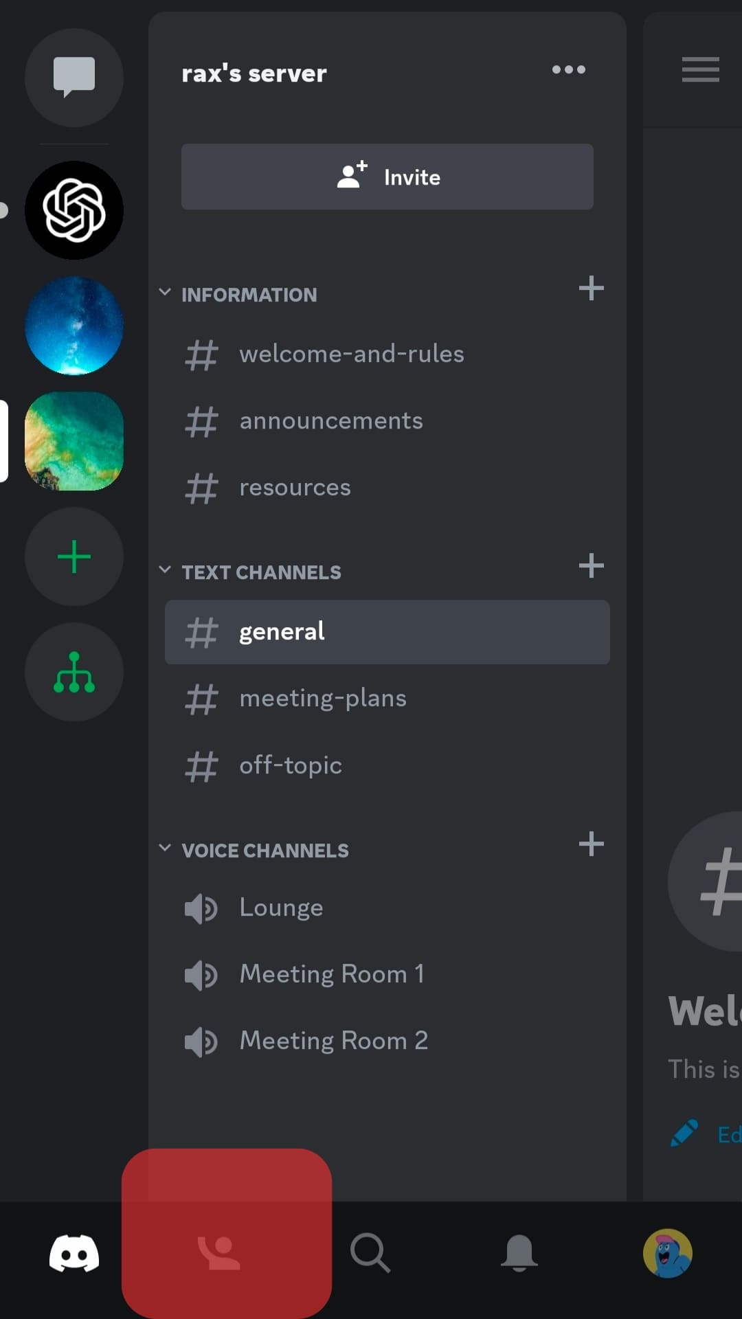 Click On Friends Section Discord