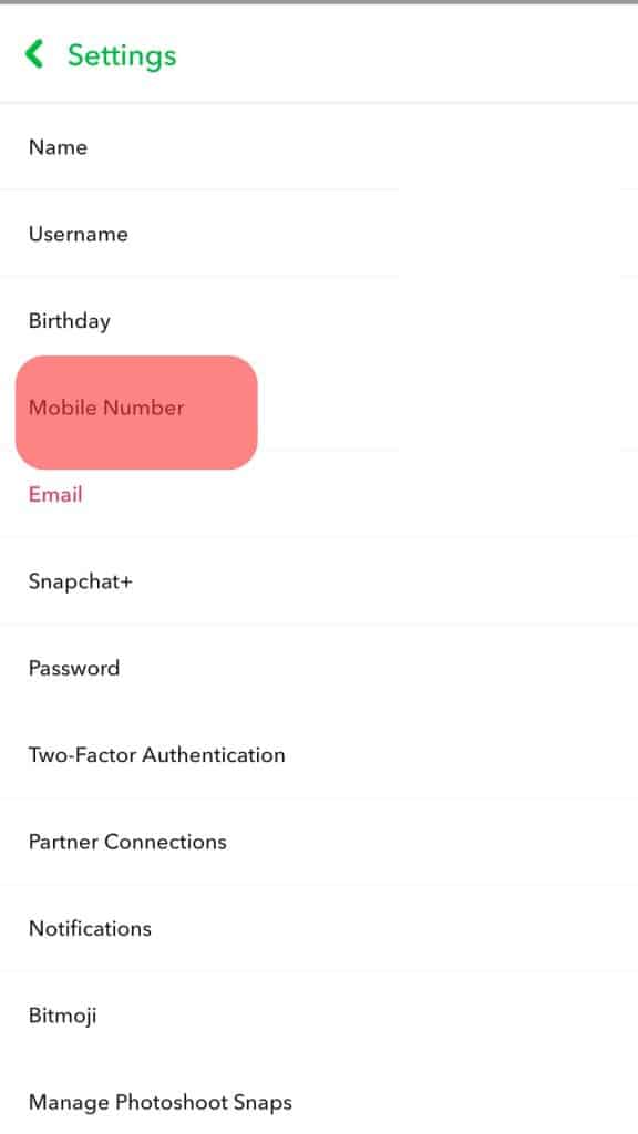 Click On Mobile Number
