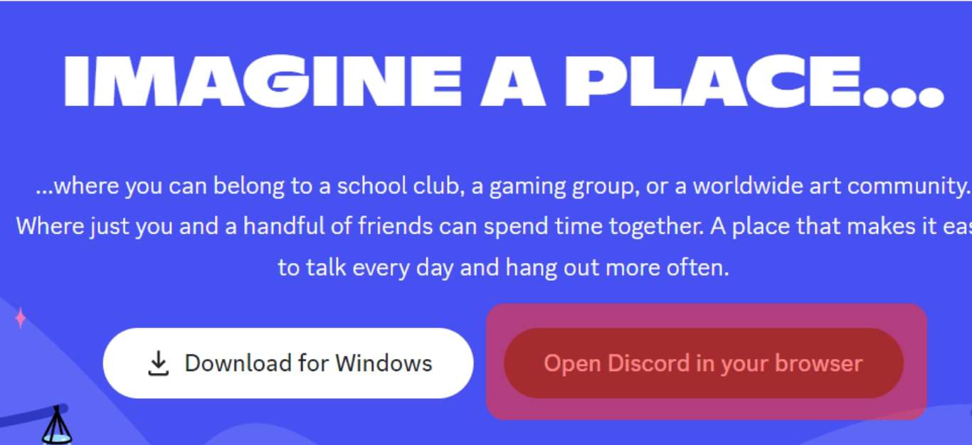 Click On 'Open Discord In Your Browser.'