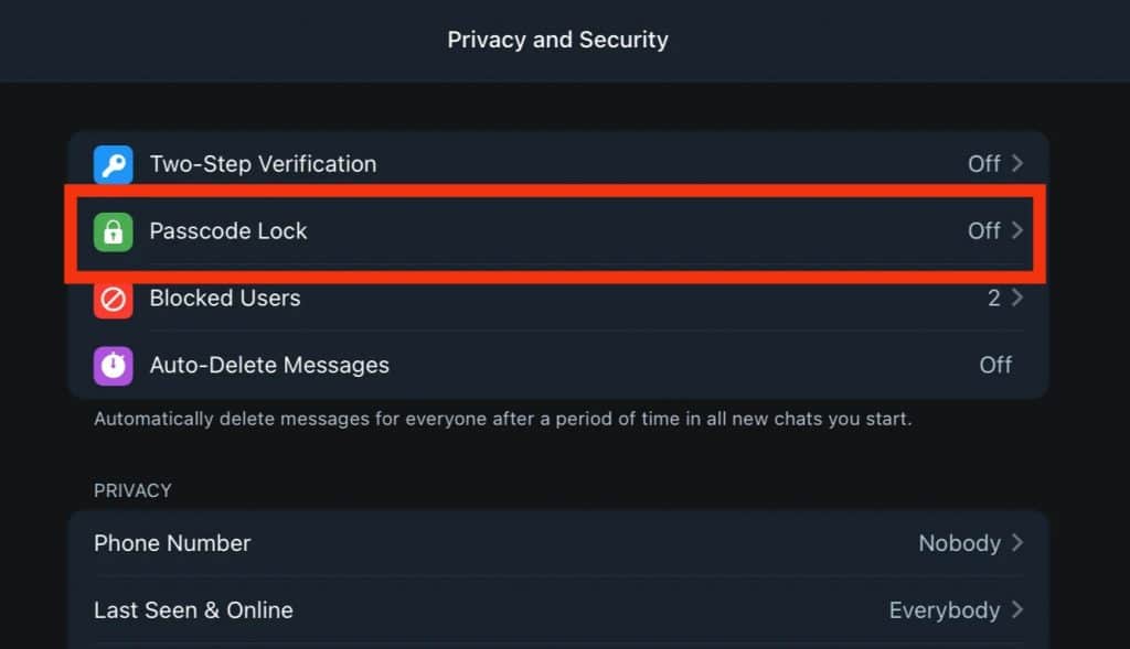 What Is the Lock Symbol in Telegram? | ITGeared