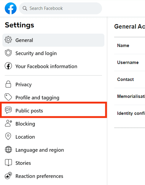 Click On Public Posts