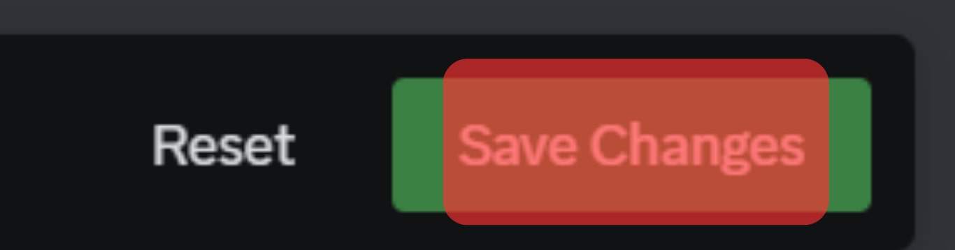 Click On Save Changes