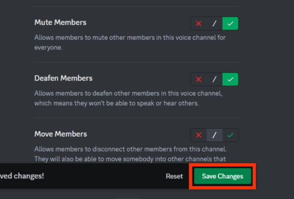 Click On Save Changes And Confirm
