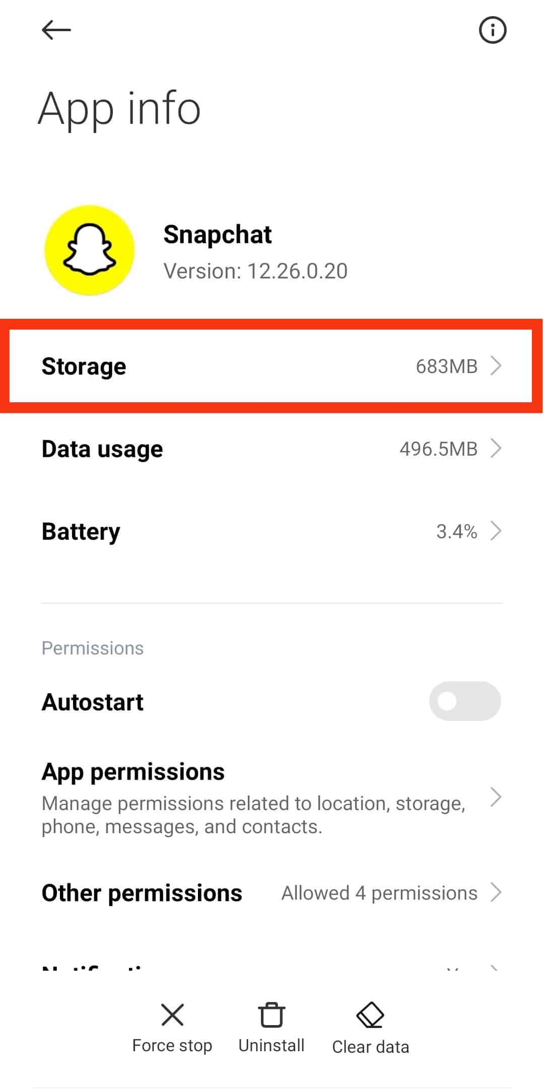 Click On Storage