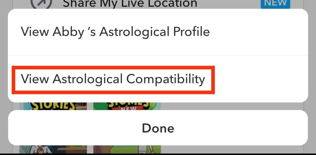 Click On View Astrological Compatibility