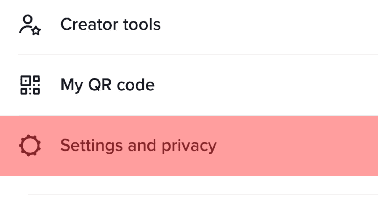 Click On Settings And Privacy