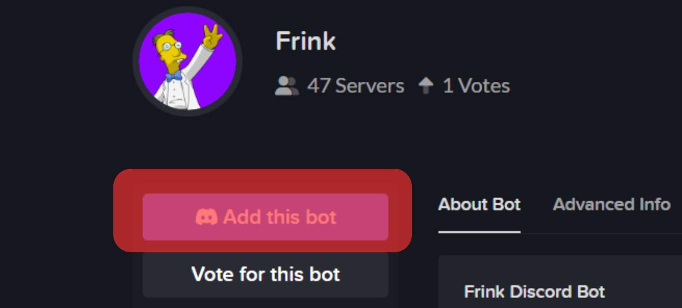 Click On The “Add This Bot” Button