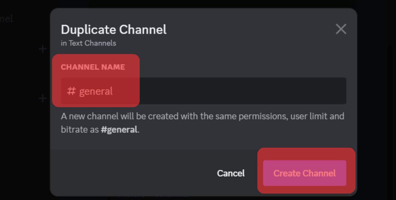 Click On The Create Channel Button.