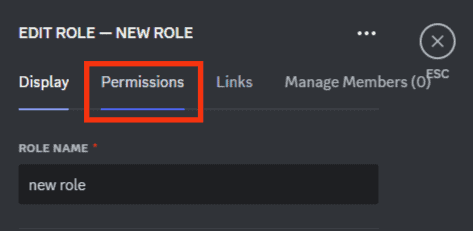 Click On The Permissions Tab