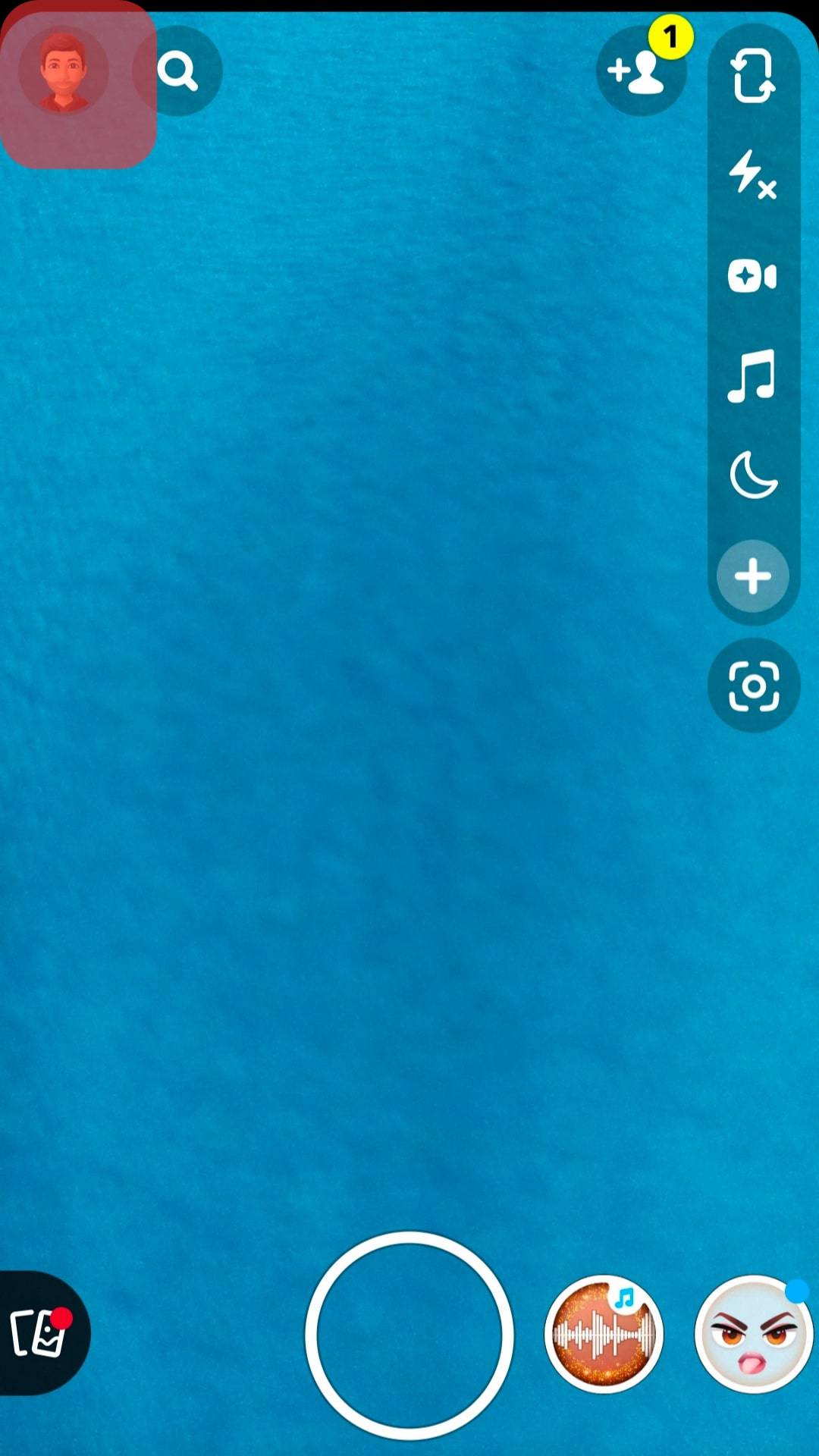 Click On The Ghost Icon Bitmoji Snapchat
