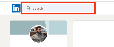 Click On The Search Bar