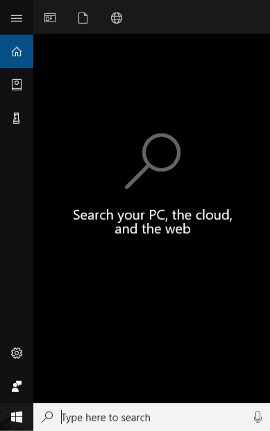 Click On Windows Icon To Open Windows Search