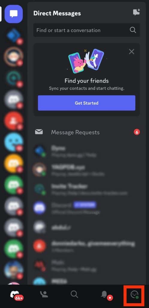 Click On Your Discord Profile Picture