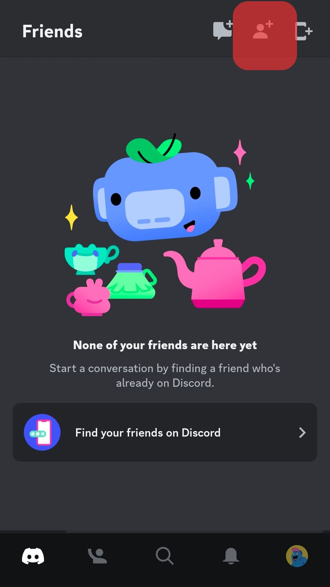 Click The Add Friend Button Discord