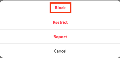 Click The Block Option
