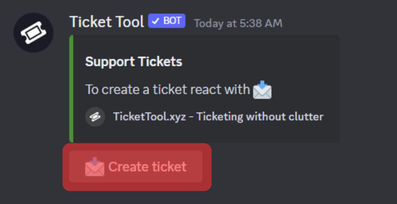 Click The Create Ticket Option And Raise A Ticket.