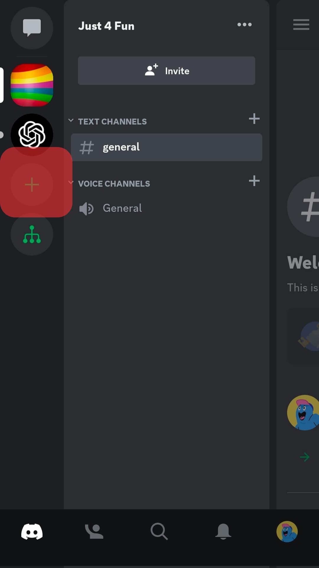 Click The Plus Icon Discord