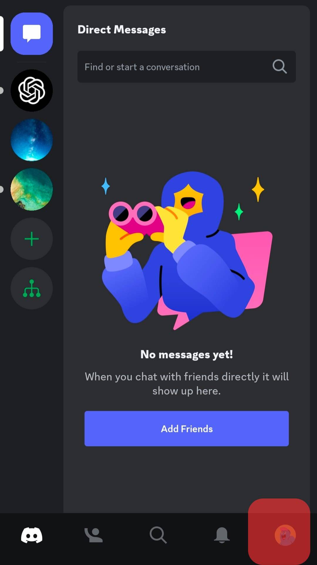 Click The Profile Icon Discord