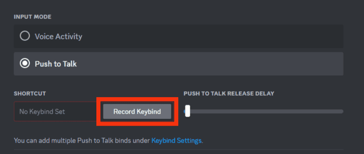 Click The Record Keybind Button