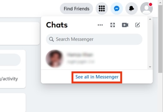 Click The See All In Messenger Option