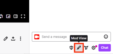 Click The Mod View Sword Icon