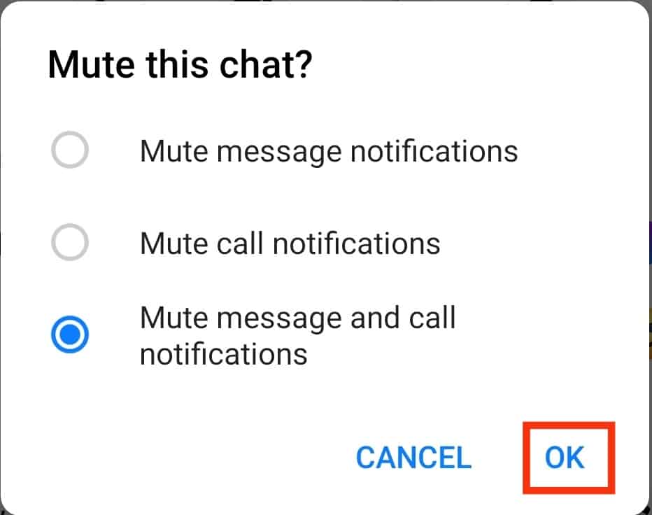 Click The “Ok” Option